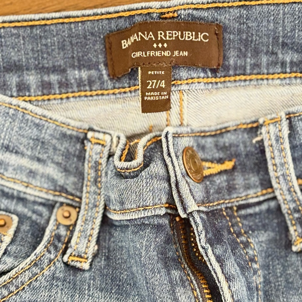 Banana Republic Denim Girlfriend Jeans